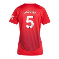 Zenski Nogometni Dres Manchester United Harry Maguire #5 Domaci 2024-25 Kratak Rukav